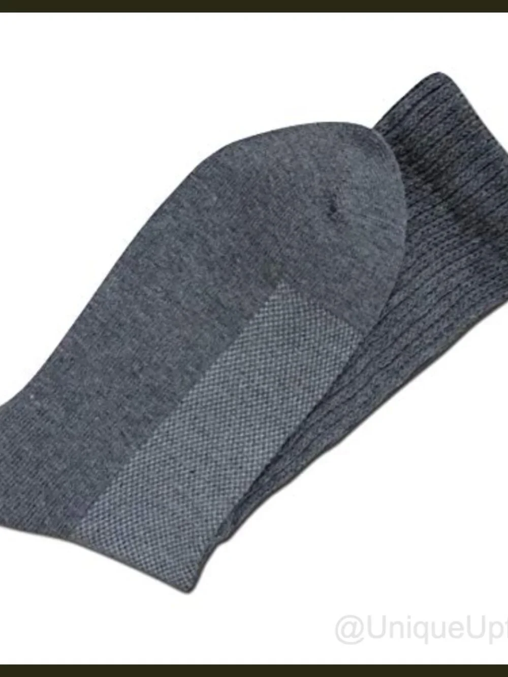 Men's Diabetic Crew Socks Non-Binding Seamless Toe Coolmax Loose Knit 4 Pairs